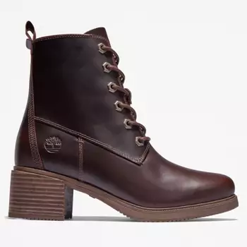 Verheugen rechtbank overal Timberland Women's Dalston Vibe 6-inch Boots, Medium Brown Full-grain, 8.5  : Target