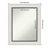 Amanti Art Ellie Non-Beveled Framed Bathroom Vanity Wall Mirror - 3 of 4