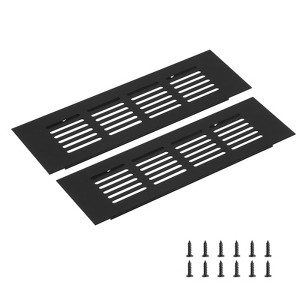 Unique Bargains Rectangle Ventilation Grille, Aluminum - 1 of 3