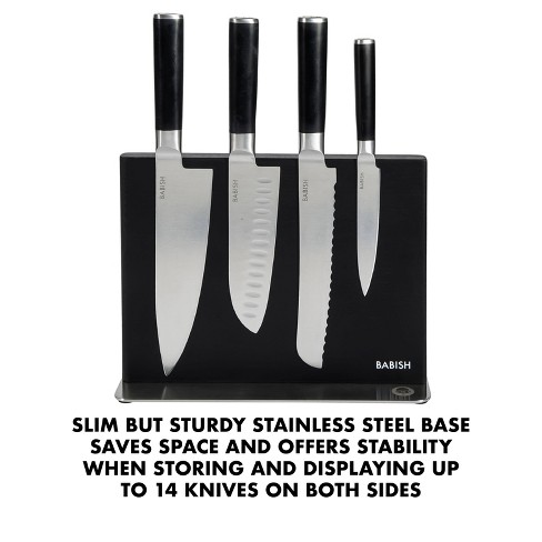 Gibson Home Babish 5pc German Steel Magnetic Knife Block Set - image 1 of 4