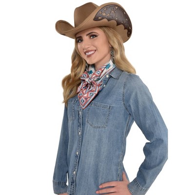 Adult Oversized Cowgirl Hat Halloween Costume Headwear