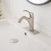 BWE Single-Handle Single-Hole Farmhouse Bathroom Faucet Bathroom Drip-Free Vanity RV Sink Faucet - 3 of 4
