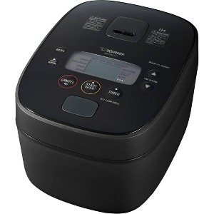 Zojirushi 5.5 cup Induction Heating Rice Cooker and Warmer Black NW-QAC10: Stainless Steel, BPA-Free, 12 Settings - 1 of 4