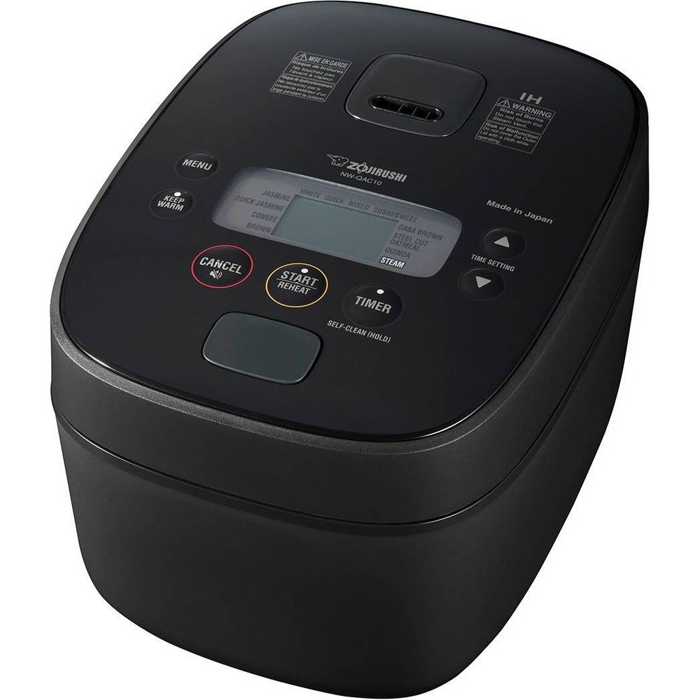 Zojirushi 5.5 cup Induction Heating Rice Cooker and Warmer Black NW-QAC10