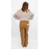 Women's High Rise Wide Cargo Pocket Jeans - RISEN - 3 of 4
