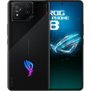 ASUS ROG Phone 8 Unlocked Phone, US Version, 6.78" 165Hz AMOLED Display, 256GB Storage, 16GB RAM, 5500mAh Battery, Phantom Black AI2401-16G256G-BK - 1 of 4