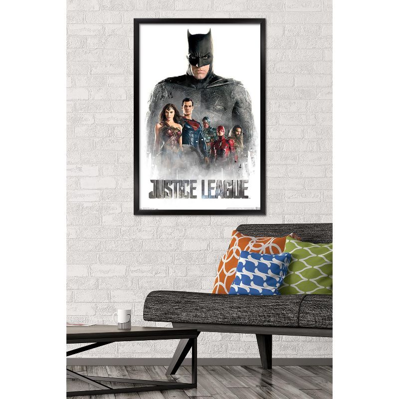 Trends International DC Comics Movie - Justice League - Characters in Mist Framed Wall Poster Prints, 2 of 7
