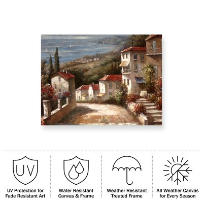 Tuscany Landscape All-Weather Canvas Outdoor Wall Art
