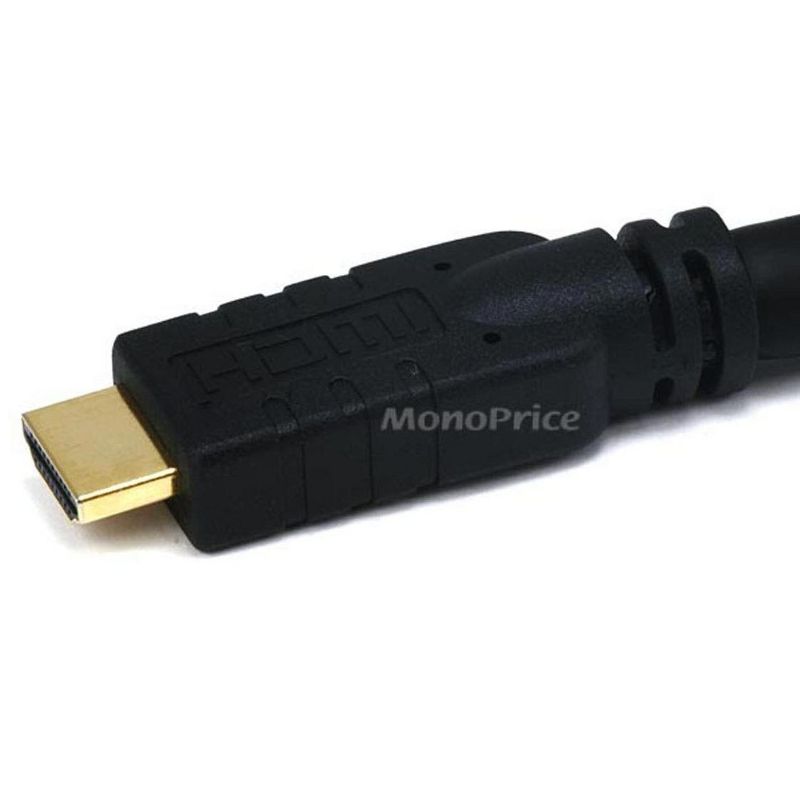 Monoprice HDMI to DVI Adapter Cable - 25 Feet - Black | Standard, 26AWG CL2, Ferrite Cores, Compatible with AVCHD / PlayStation 3 and More, 3 of 4