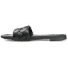 Journee Collection Womens Cassay Tru Comfort Foam Slide Low Block Heel Sandals Black 6 - 2 of 4