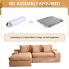 Dolonm Single Recliner Sofa: 300lb Capacity, Chenille Fabric, Ergonomic Design for Living Room/Study -6 Color - 3 of 4