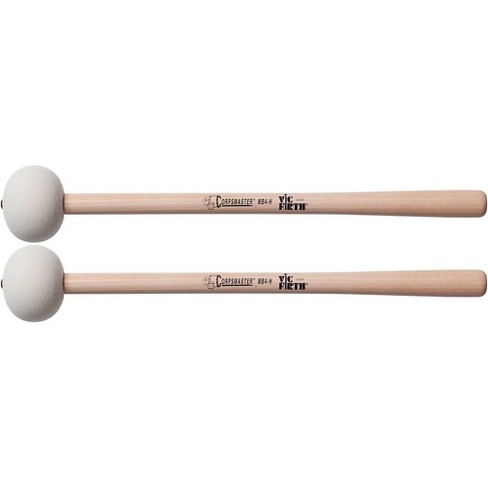 Vic Firth Corpsmaster Marching Bass Mallets Hard Extra Large : Target