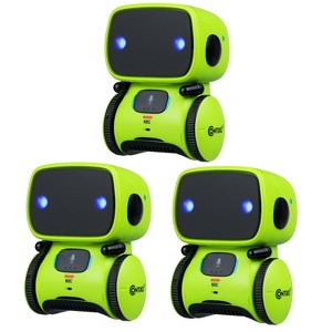 Contixo R1 Voice & Touch Smart Robot – 3‑Pack, Interactive Dancing, Singing, Voice‑Record Robot for Ages 3+ - 1 of 1