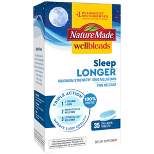 Nature Made Wellblends Sleep Longer , Melatonin 10mg, L-Theanine 100mg and GABA 100mg Tablets - 35ct