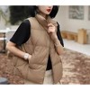 Women’s Lightweight Puffer Vest Packable Warm Winter Puffy Vest - 3 of 4