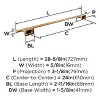 Amerock Bronx Wall Mounted Towel Bar - 4 of 4