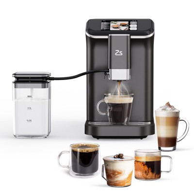 Automatic Espresso Machine 20 Bar, Built-In & Adjustable Espresso Bean Grinder