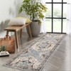 COZONY Washable Runner Rug Vintage Oriental Area Rugs for Bedroom Aesthetic Entryway Rug Non Slip Throw Rugs with Rubber Backing Distressed Carpet - 2 of 4