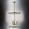 Urban Ambiance Luxury Transitional Indoor Chandelier,  20-1/2''H x 16"W x 16''D,  Aged Brass Finish, UHP4693 - 3 of 4