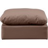 Meridian Furniture,Indulge Vegan Leather Ottoman - 3 of 4