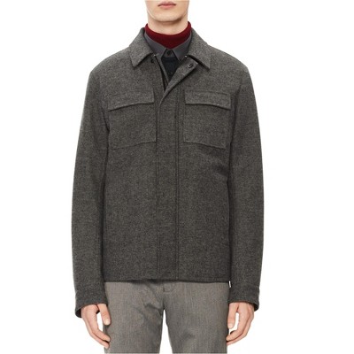 Calvin Klein Mens Herringbone Jacket