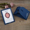 Anna-Kaci Rose Pink Flower Cameo Brooch Pin Crystal Rhinestones with Family Member Gift Message Card & Envelope Jewelry Gifts - 4 of 4
