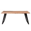 Sheesham Live Edge Dining Table - Timbergirl - 3 of 4