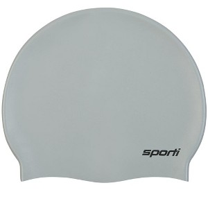 Sporti Solid Metallic Silicone Swim Cap - 1 of 4