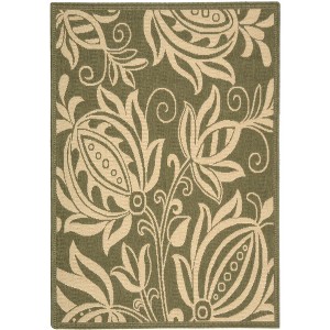 Courtyard CY2961 UV & Stain Resistant Non-Shedding Power Loomed Indoor/Outdoor Rugs - Safavieh - 1 of 4