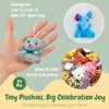 Wrapables Mini Stuffed Animal Plush Toys, Keychain Decoration, Party Favors, Stocking Stuffers, Easter Egg Basket Fillers (Set of 24) - 2 of 4