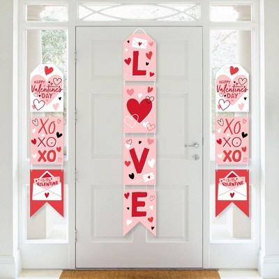 Big Dot Of Happiness Happy Valentine's Day - Valentine Hearts Decorations -  Tree Ornaments - Set Of 12 : Target