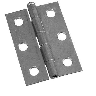 National Hardware 2-1/2 In. L Zinc-plated Gray Narrow Hinge 2 Pk : Target