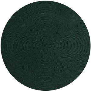 72" x 72" Alpine Collection Hunter Solid Reversible Indoor Area Utility Round Rug - Better Trends - 1 of 4