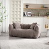 KTMBDW Oversized Bean Bag Chair for Two People, Giant Bean Bag Sofa with Soft Chenille Fabric Big BeanBag Lazy Sofa for Bedroom, Living Room - 3 of 4
