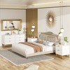 Whizmax 6 Drawer Dresser for Bedroom, Wood Chest of Drawers with Metal Legs, Modern Storage Dresser Chest Cabinet Organizer, for Living Room, Hallway - 2 of 4