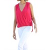 Women's Everyday Cupro Surplice Tank - Veronica M - 2 of 4