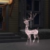 vidaXL 16ft Reindeer Christmas Decoration, Acrylic Christmas Outdoor Light with 140 LEDs, Xmas Deer Light Decor for Indoor Outdoor Use, Warm White - 3 of 4