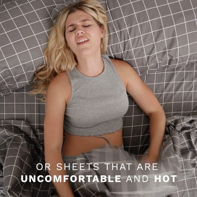 Beige Queen Microfiber Solid 6-Piece Sheet Set