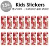 Big Dot of Happiness Jolly Santa Claus - Christmas Party Favor Kids Stickers - 16 Sheets - 256 Stickers - 2 of 4