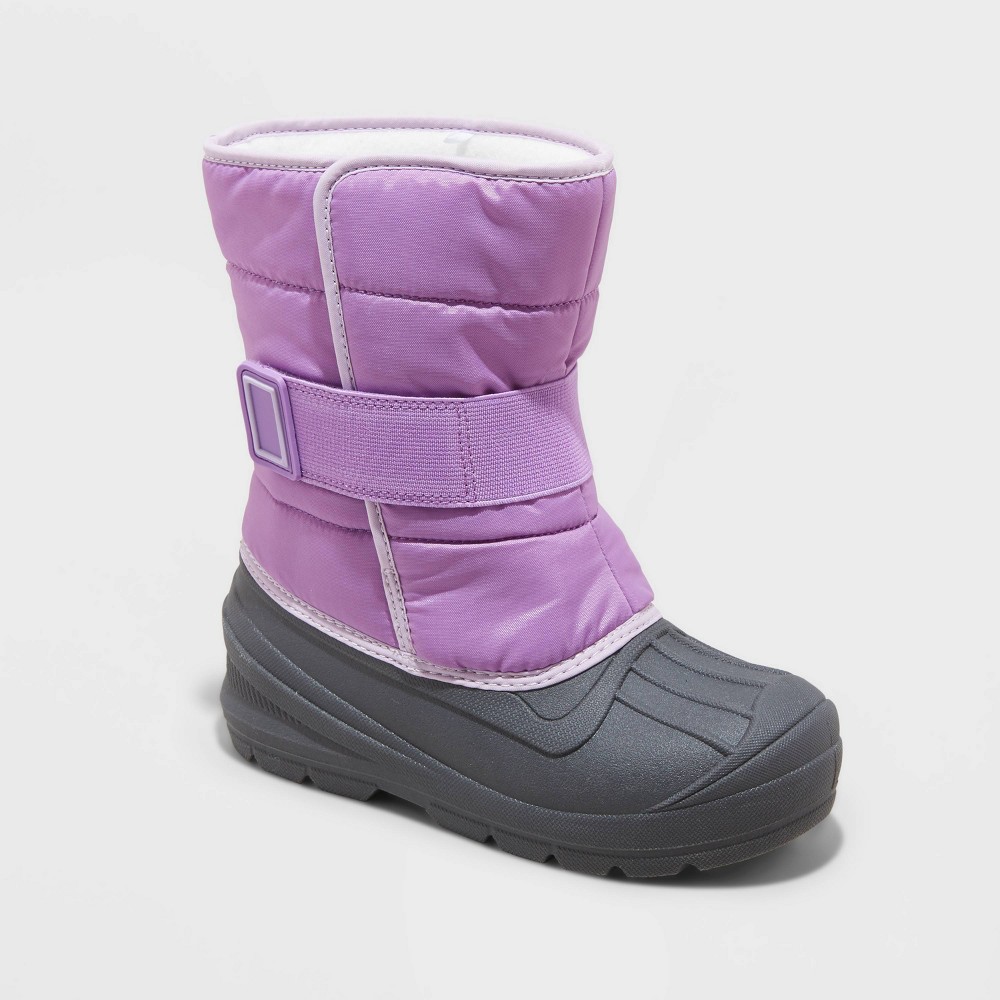 Kids' Asher Winter Boots - Cat & Jack Purple 1