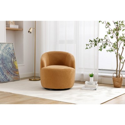 NicBex Swivel Barrel Chair Modern Accent Chair Armchair Comfy Chair Living Room Chair for Reading Room, Bedroom