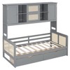 KIGFTSOD Wooden Daybed With 2 Drawers, and All-in-One Cabinet and Shelf - 3 of 4