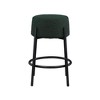 Meridian Furniture,Avalon Green Boucle Fabric Counter Stool - 2 of 4