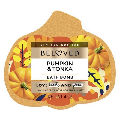Beloved Pumpkin & Tonka Foaming Bath Bomb - 4oz
