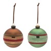 Striped Glass Ball Ornament (Set of 6) - 4 of 4