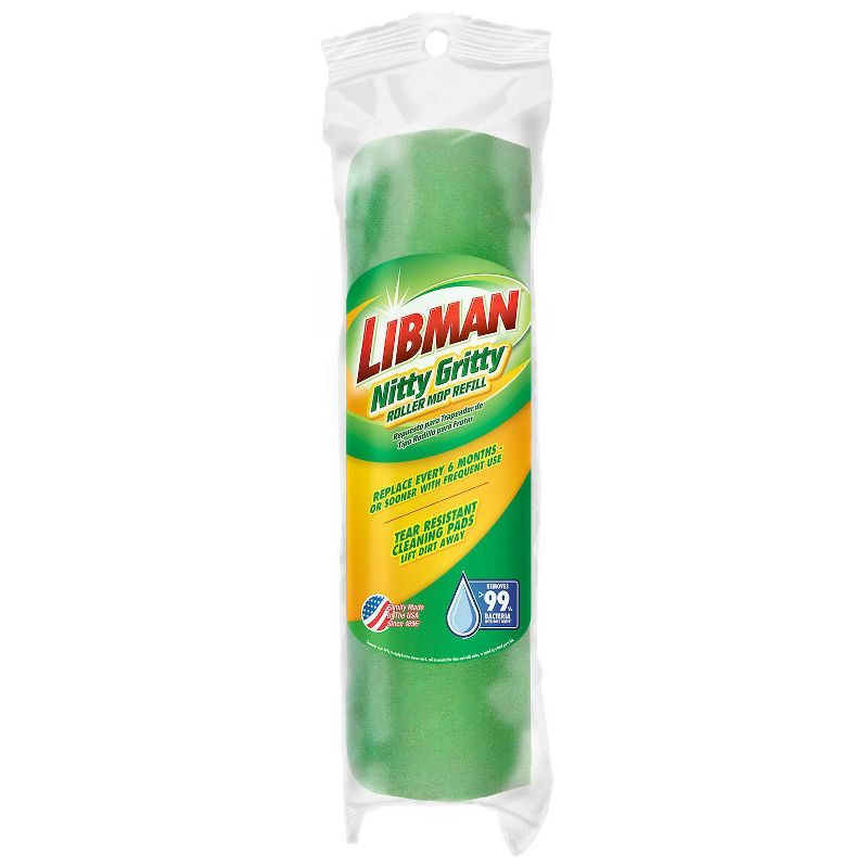 Libman Nitty Gritty Roller Mop Refill - Unscented, 1 of 5