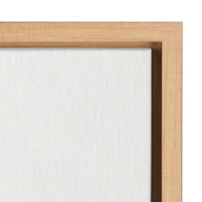 Navy Ginkgo Blue Floral Canvas Print Set