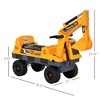 No Power 2 in 1 Ride On Excavator with Helmet and Claw, Construction Truck Set-Functional Digger with Storage, Light and Music - 3 of 4