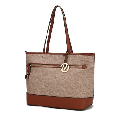 MKF Collection Juno Large Vegan Leather Tote Bag for Women by Mia K