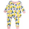 RuffleButts SoftSnooze Toddler Girls Ruffle Long Sleeve Pajama Set - 2 of 4
